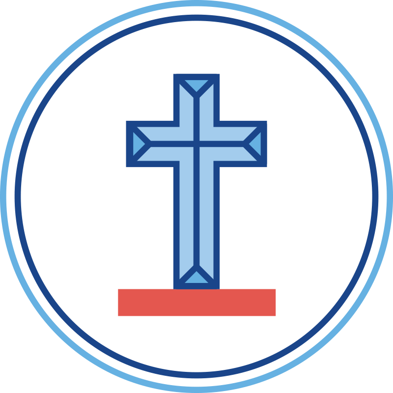 A cross icon