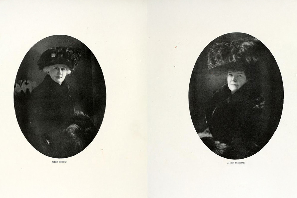Portraits of Ida Hood and Susan Herron