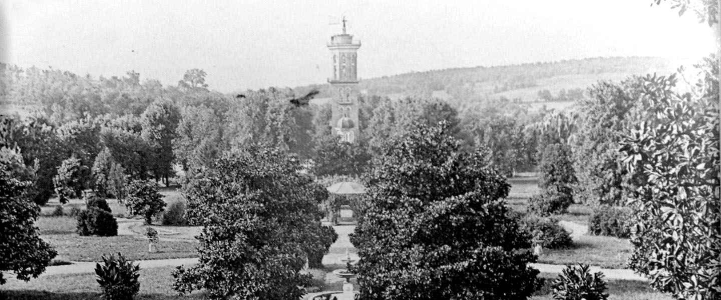 Historic late-19th Century photo of Belmont College