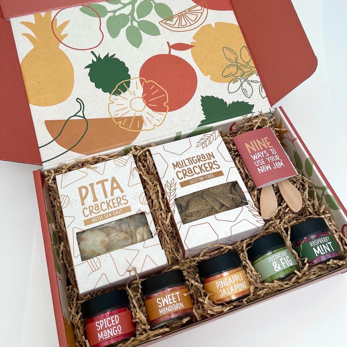 Student packaging designs for jams 
