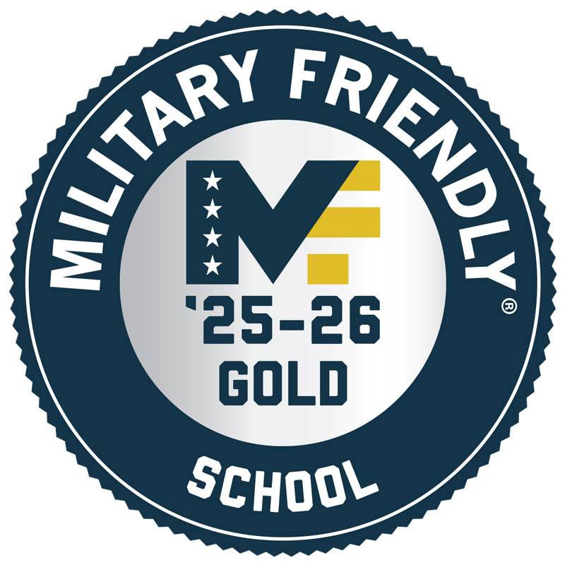 Military Friendly School '25- 26 Gold Designation Logo