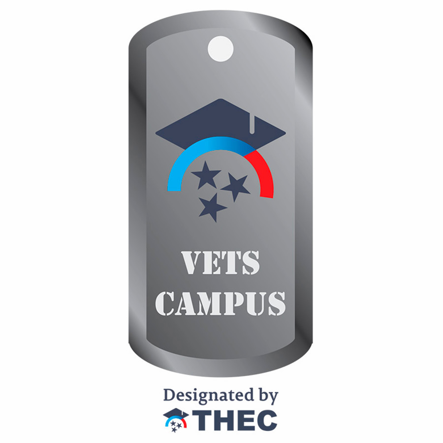 Tennessee Vets Campus Designation Designated by THEC logo
