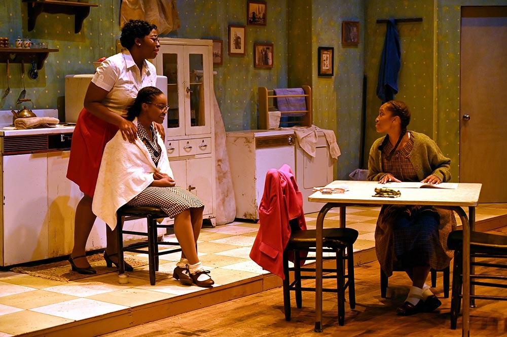 Crumbs from the Table of Joy performed by theatre students on stage