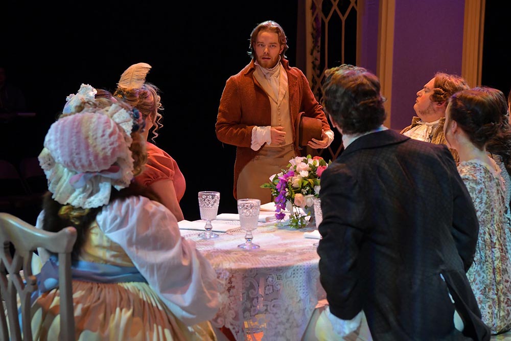 Sense and Sensibility performed by theatre students on stage