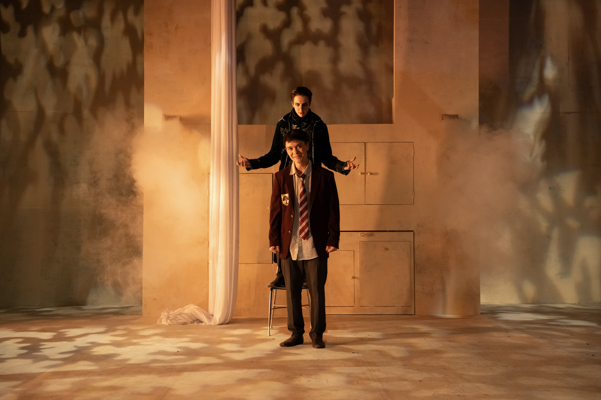A Monster Calls performed by theatre students on stage