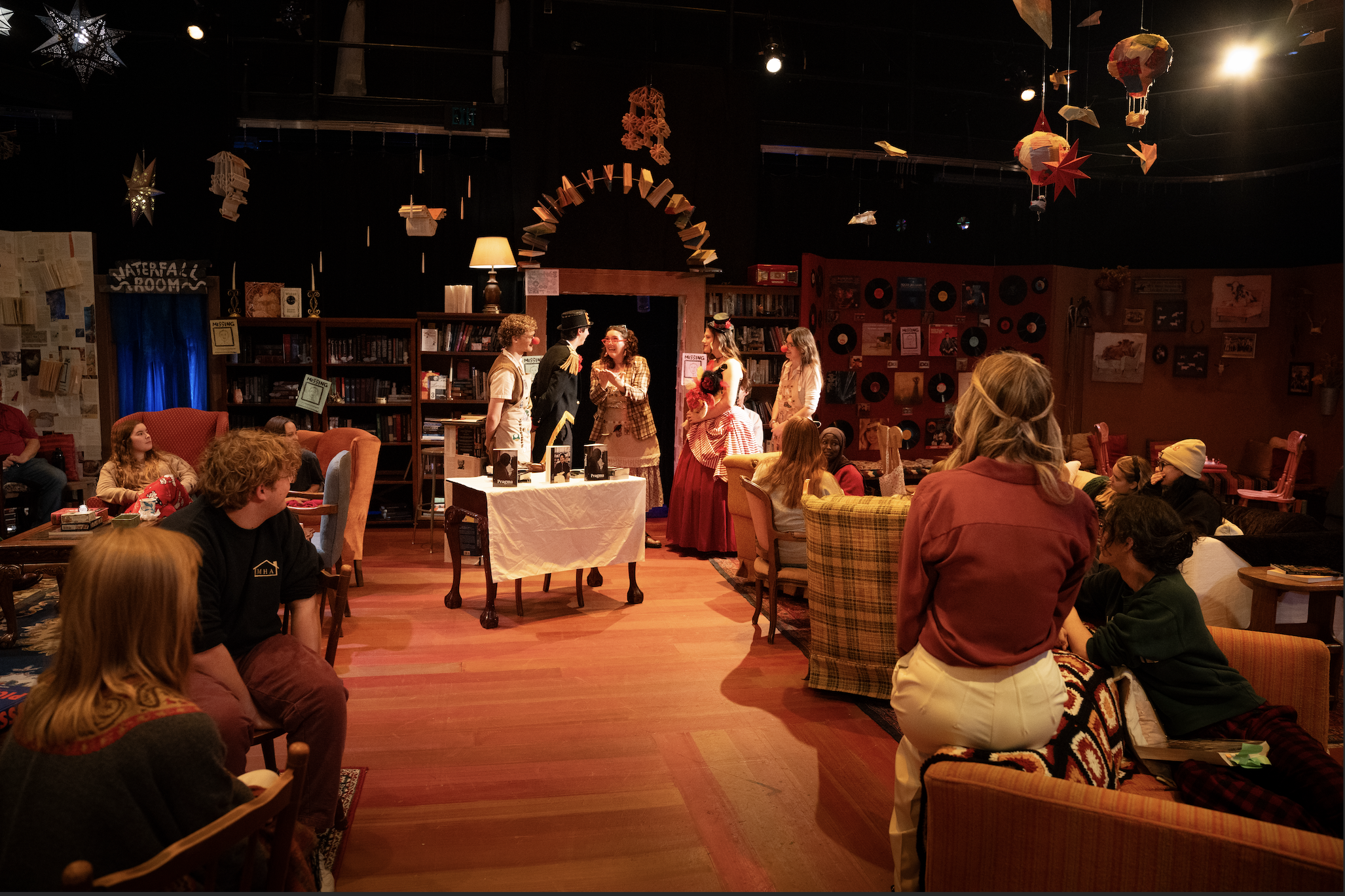 The Bookstore performed by theatre students on stage