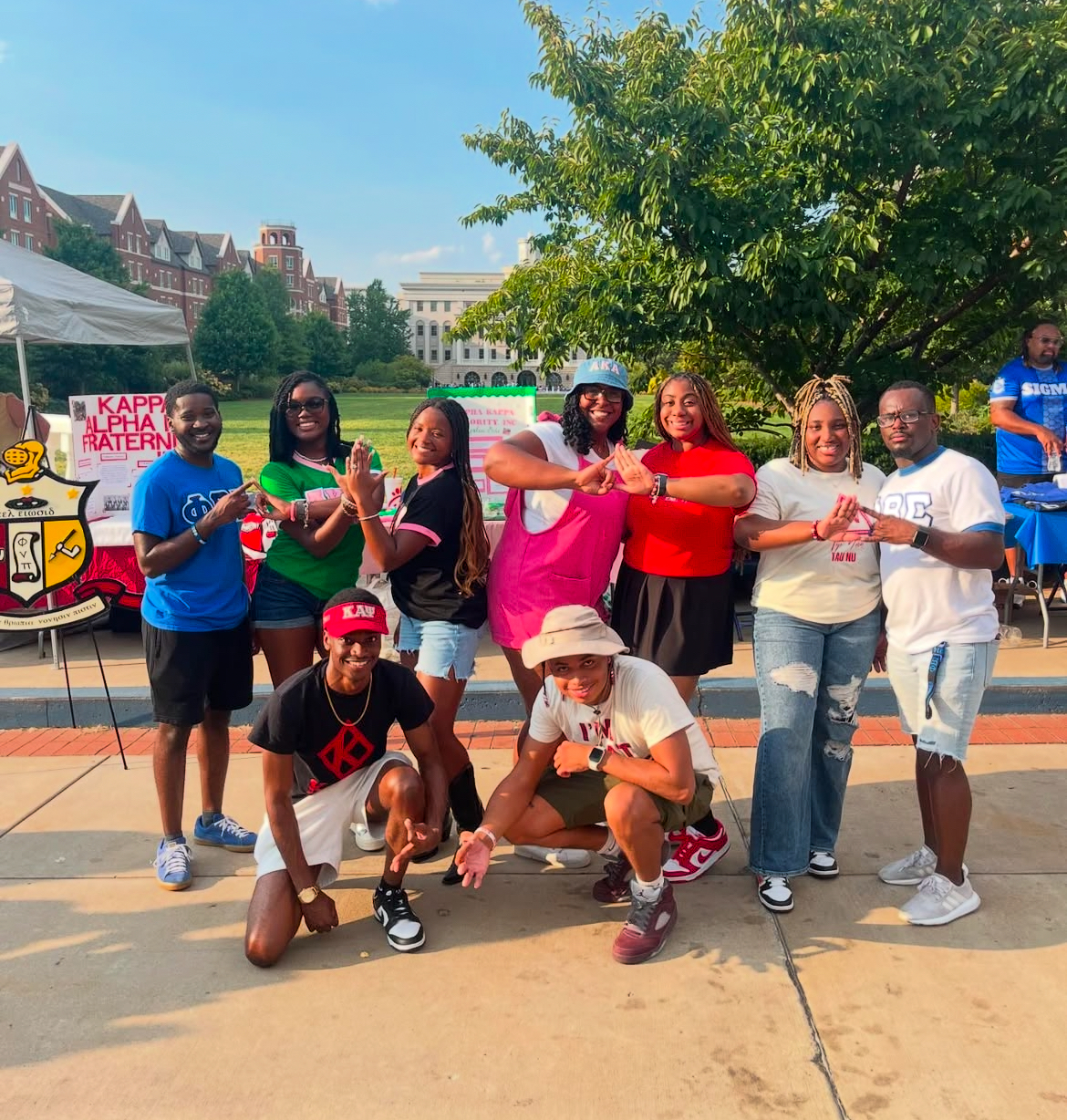 Divine Nine Students at BruinLink Fair