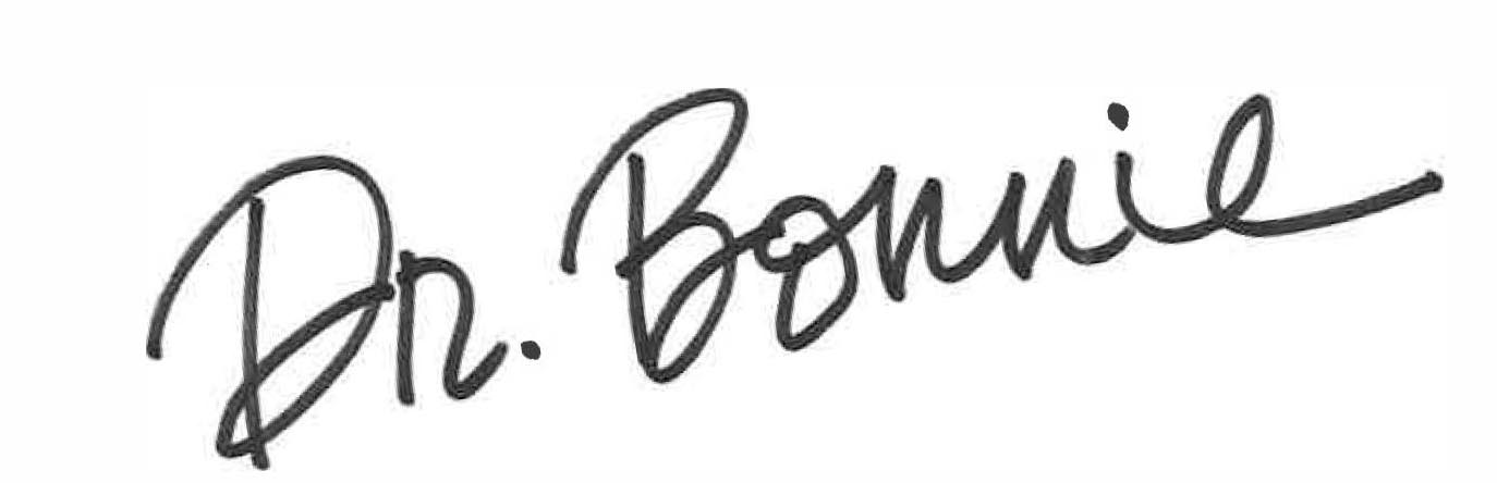 Dr.Bonnie signature.