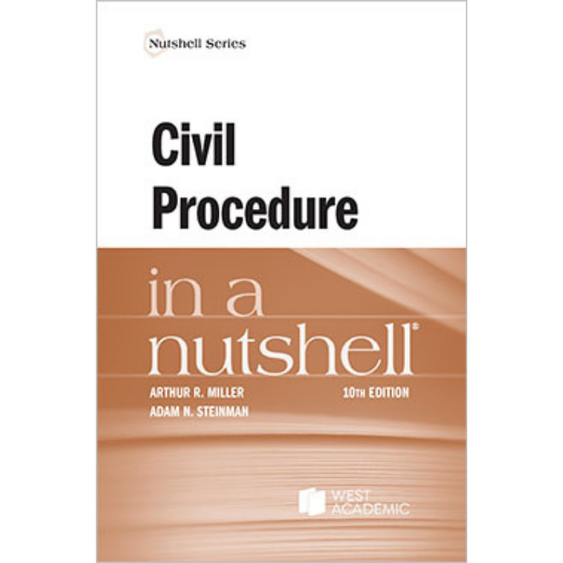Cover Art Civil Procedure in a Nutshell 10th edition