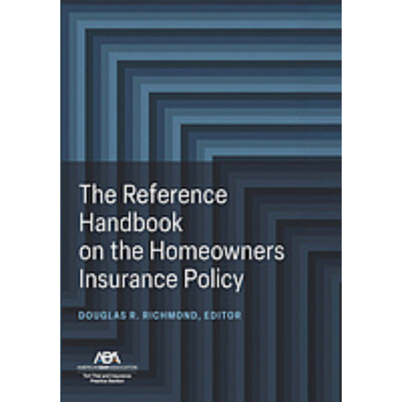 Cover Art for The Reference Handbook on the Homeowner's Insurance Policy
