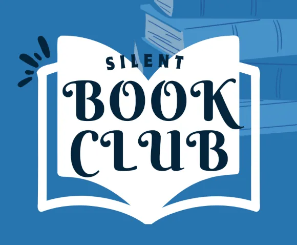 Silent Book Club event logo