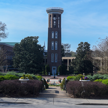 A photo of Belmont's Bell Tower