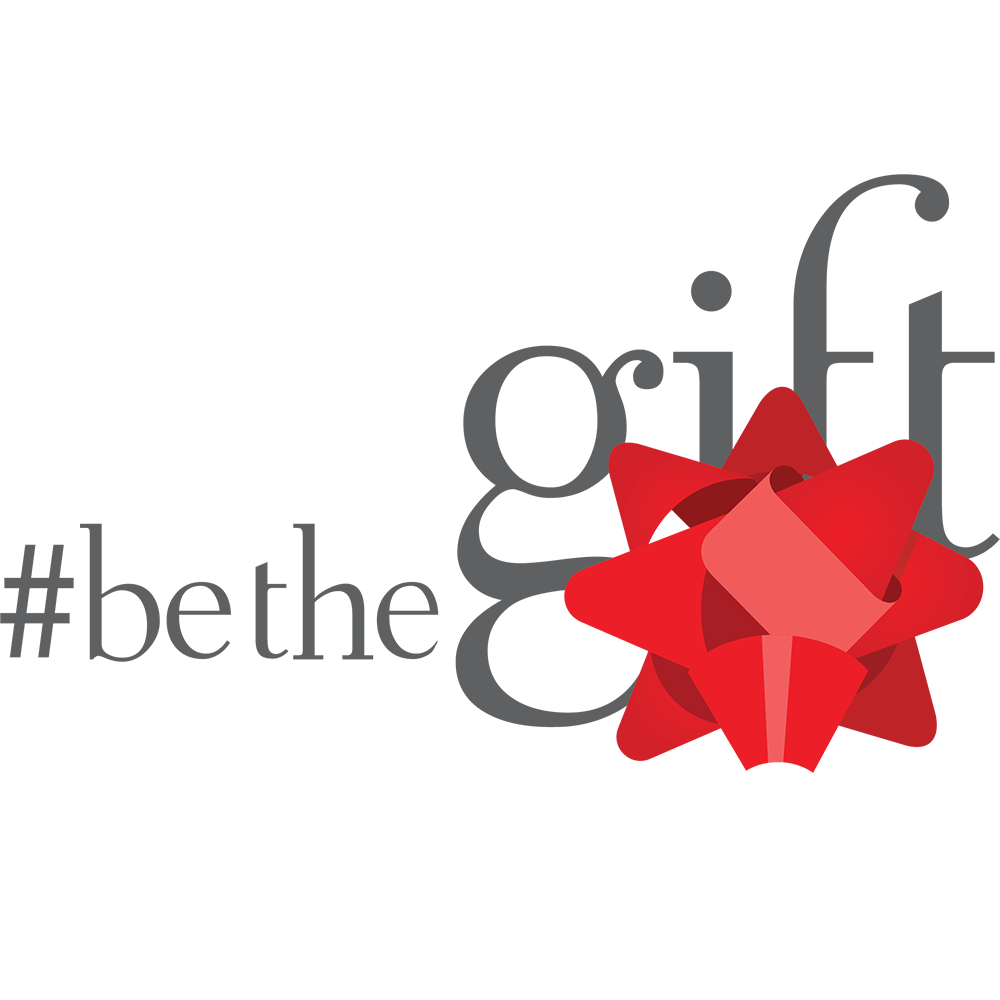 #bethegift logo