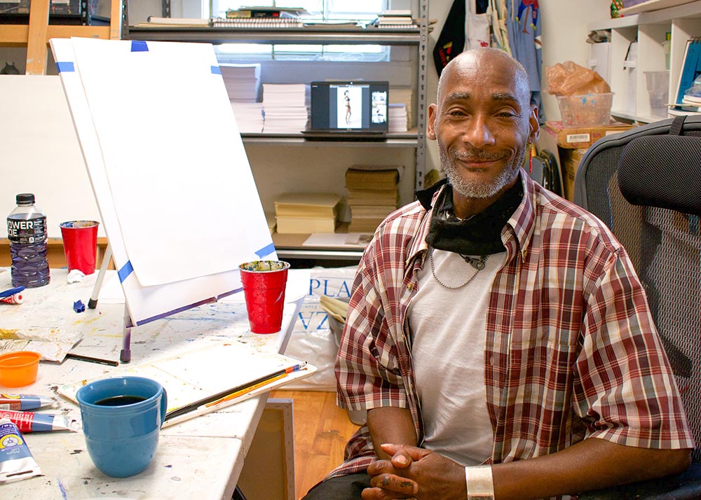 Daybreak arts partners with Belmont for art class