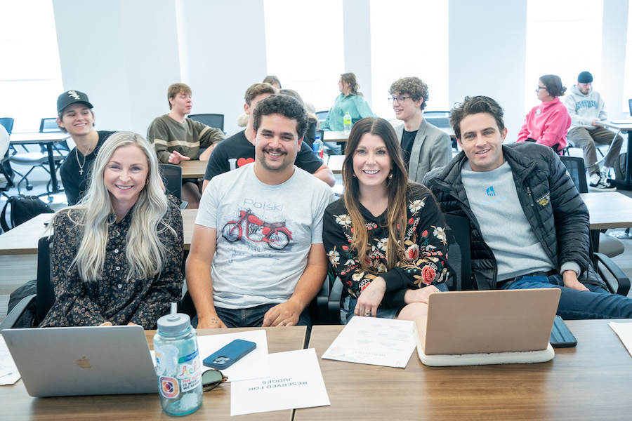 Four judges of pitch competition