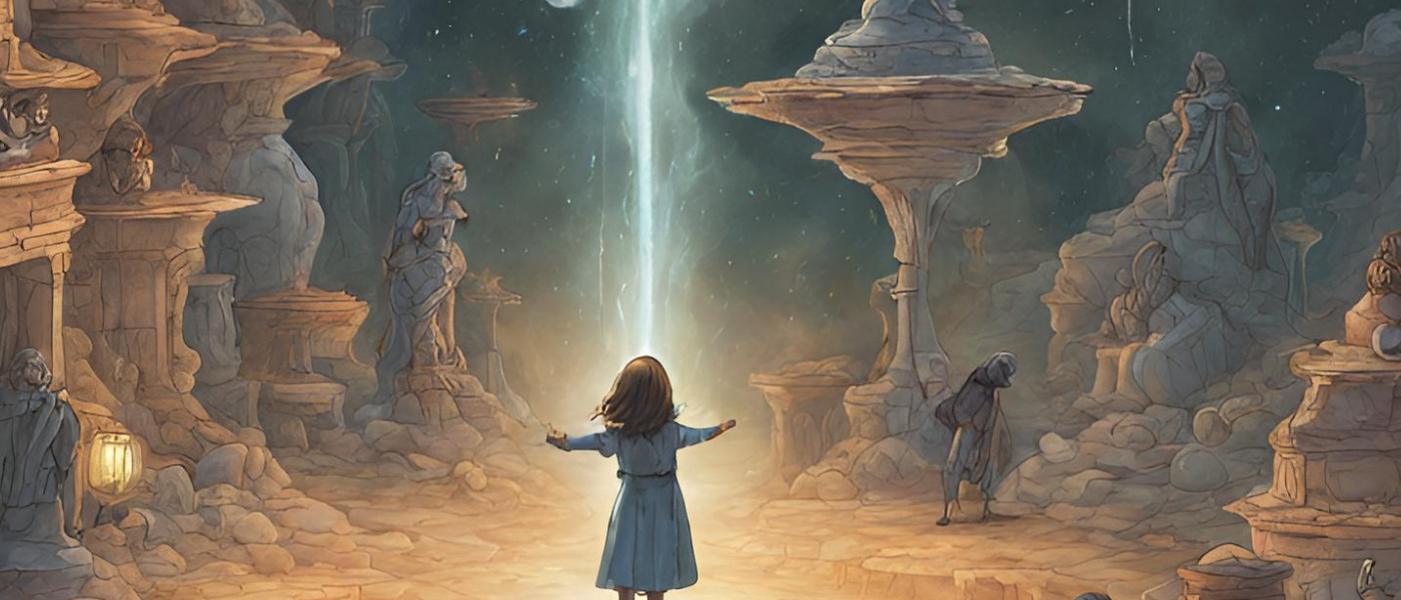 Artwork from the "A Wrinkle in Time" poster