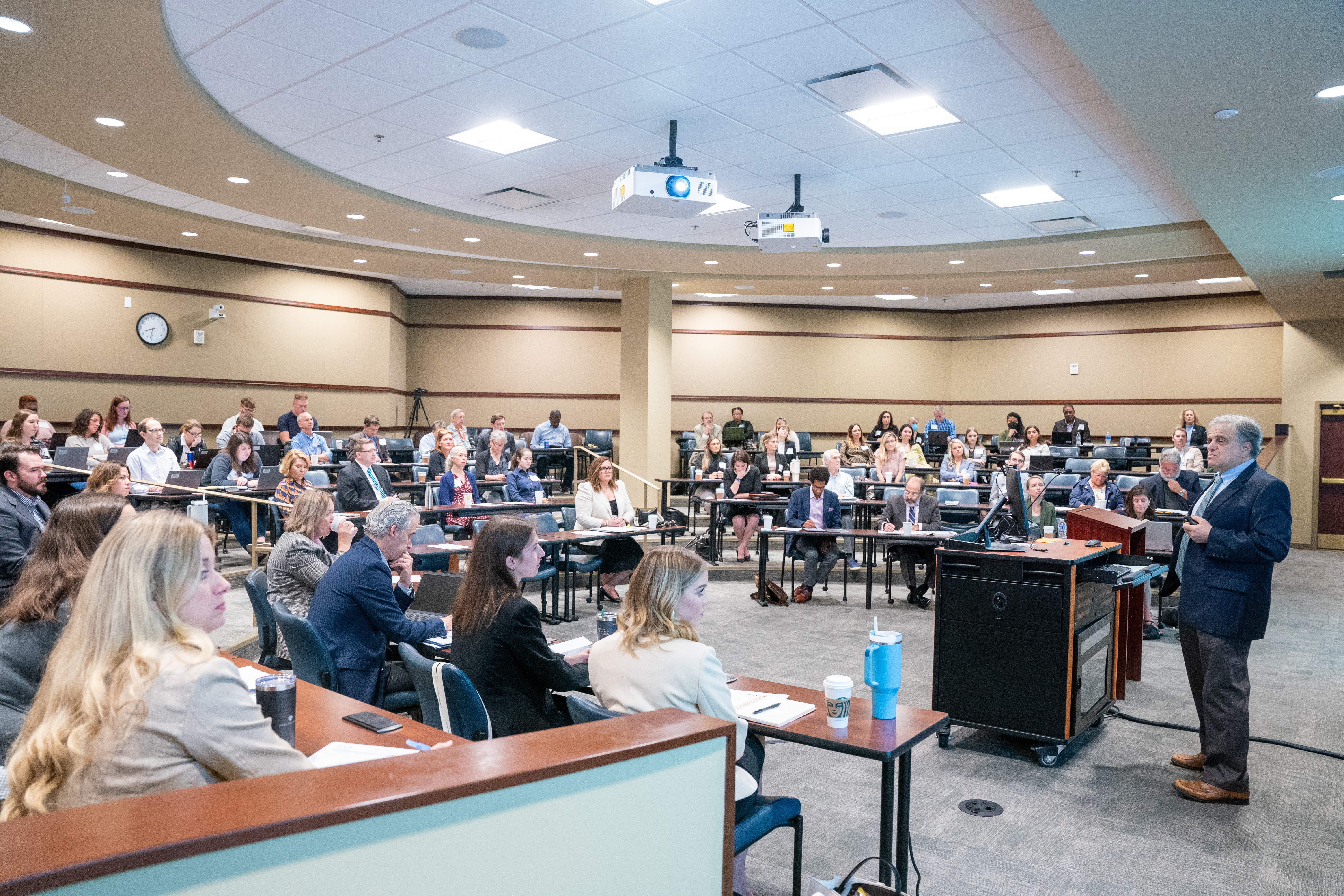 A full room at the law symposium