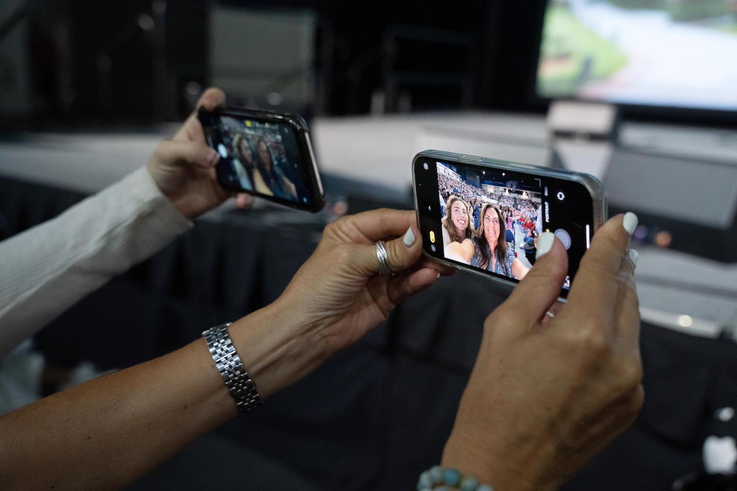 parents taking a selfie