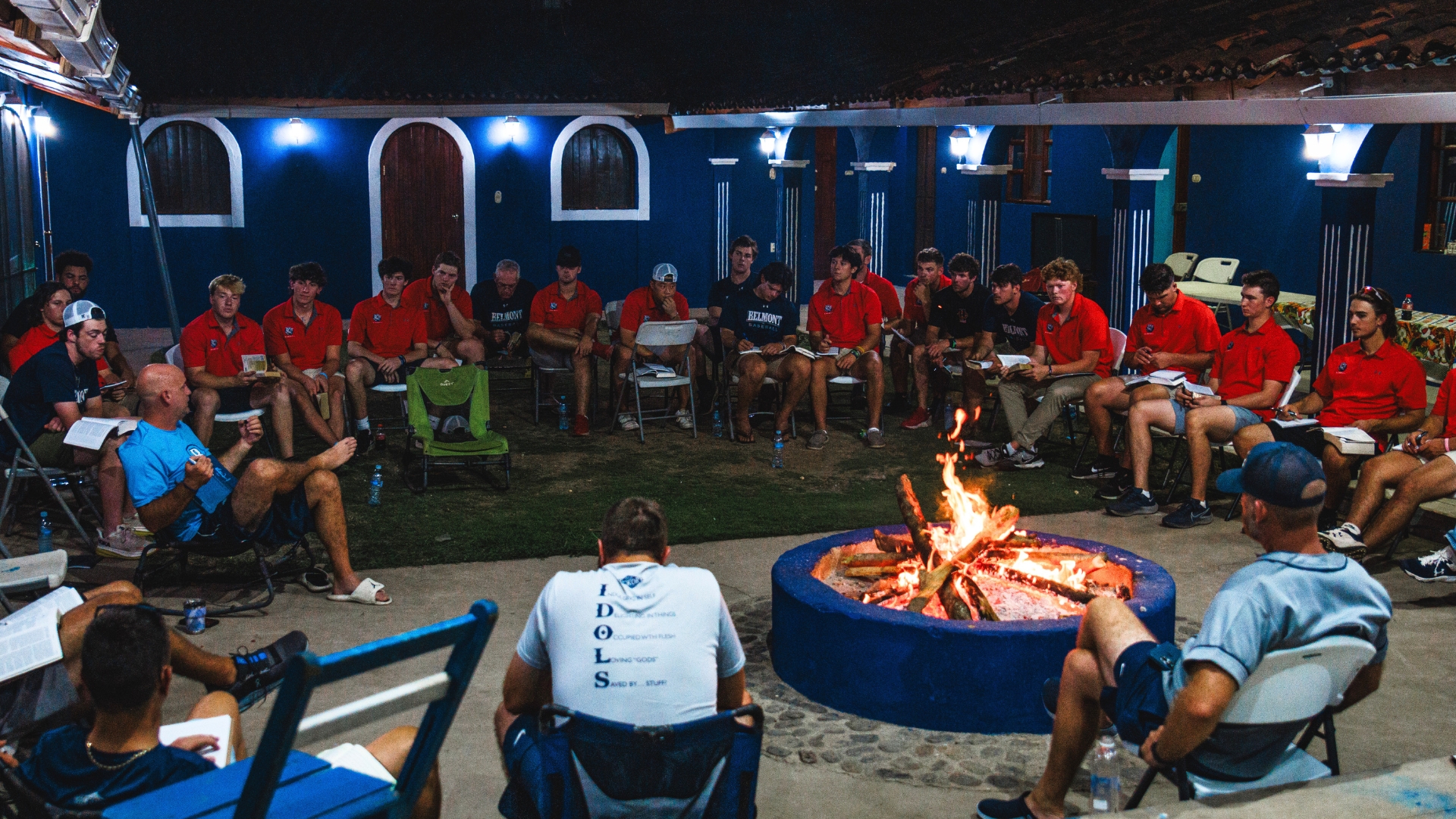 Belmont baseball in Nicaragua on a service trip