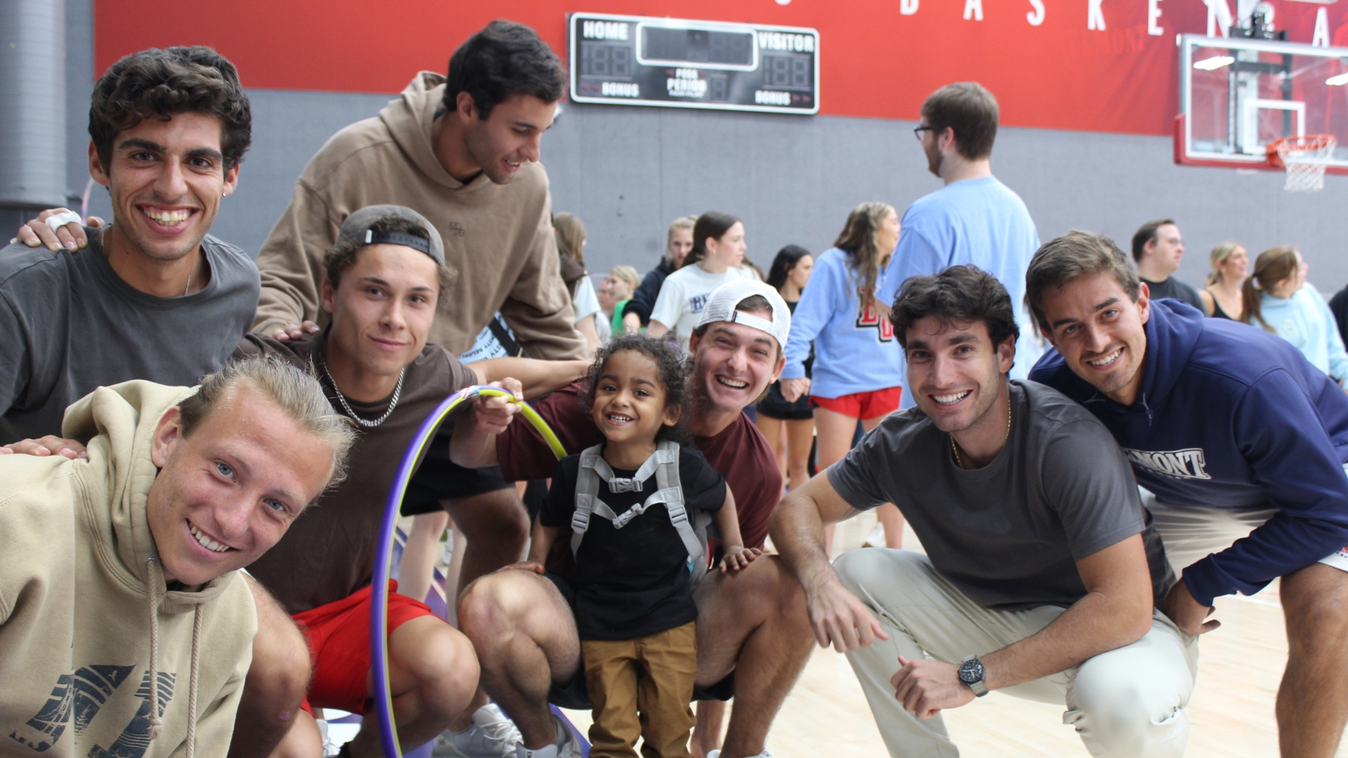 Belmont athletes at Battle of the Bruins