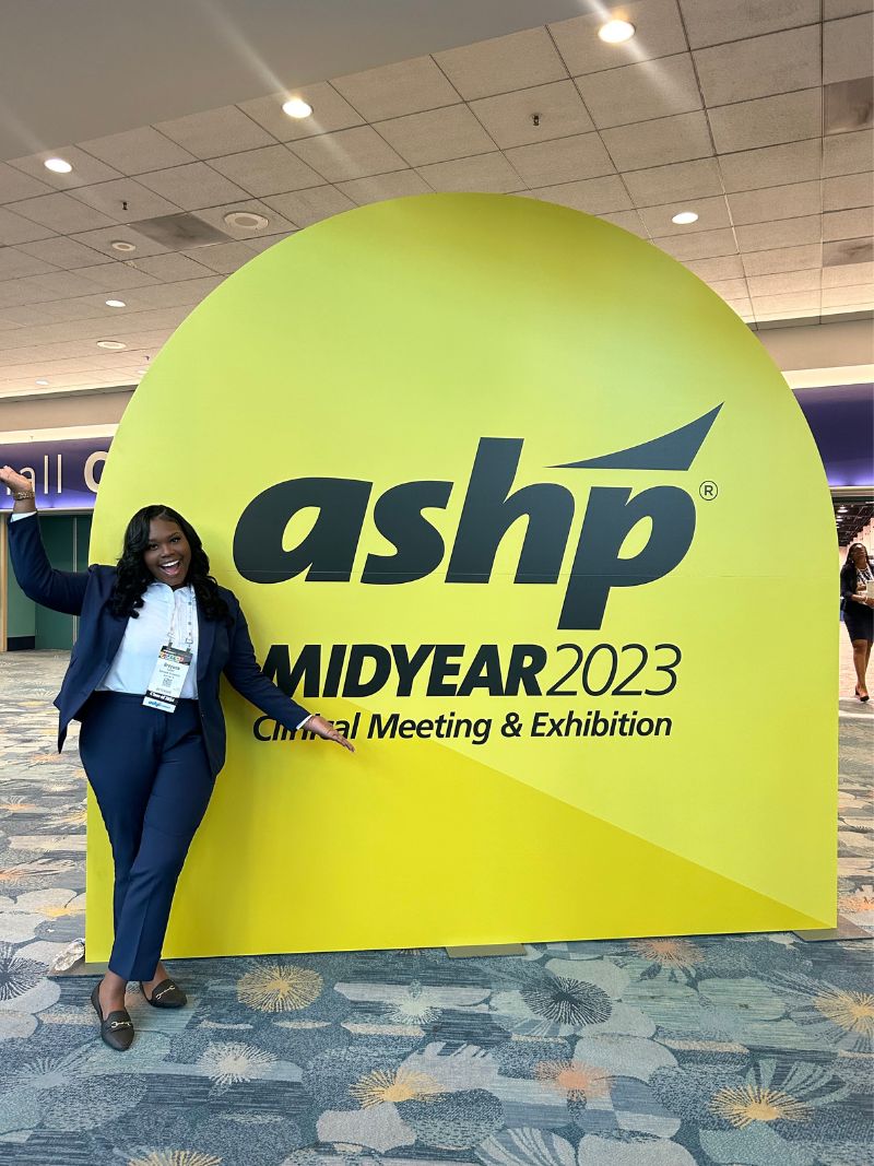 Breyuna Lenoir posing at a conference