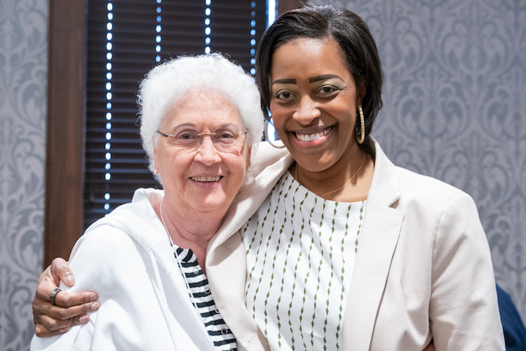 Dr. Candice Lee and Betty Wiseman