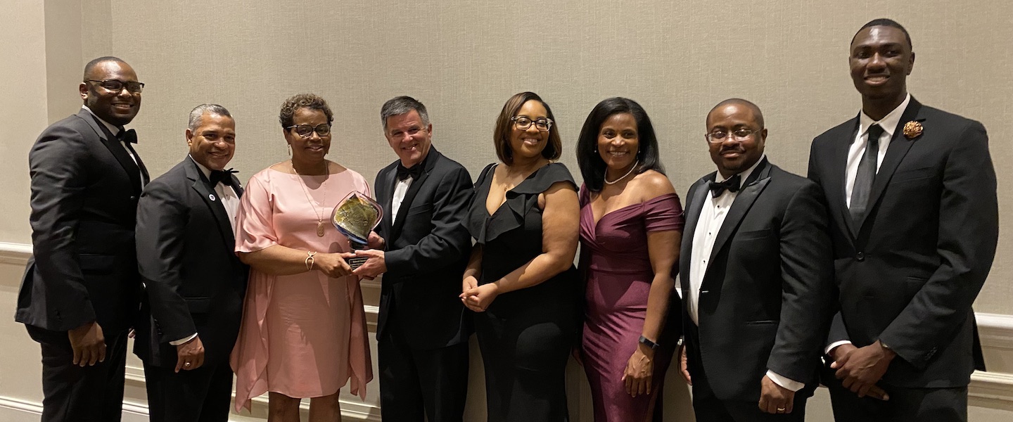 Belmont representatives at The 100 Gala