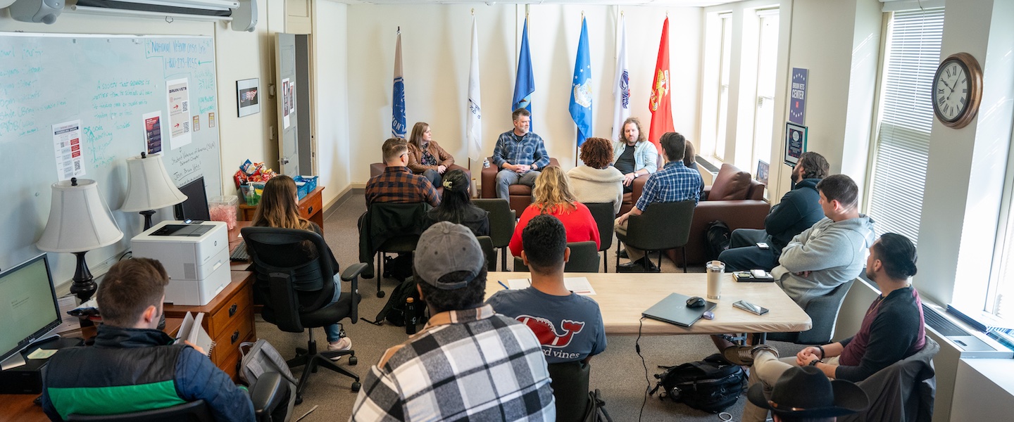 Alums in the music industry speak in the Bruin Vets center