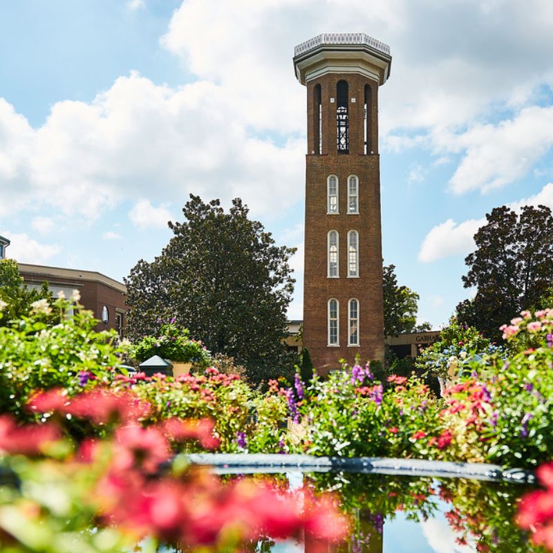 Belmont's bell tower