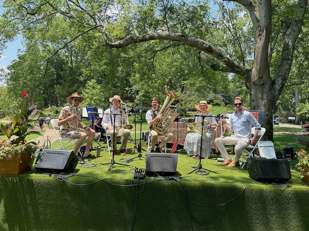 lakes brass quintet at event