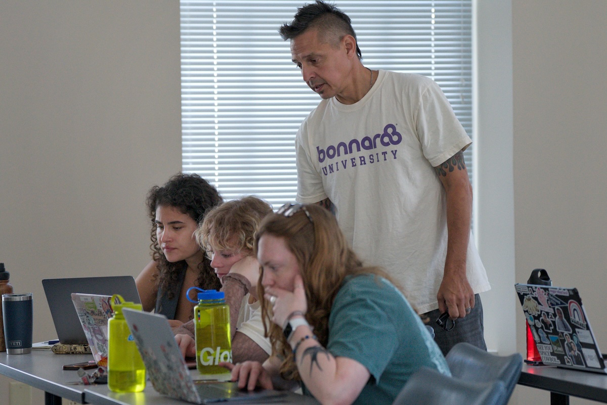 bonnaroo university students in class