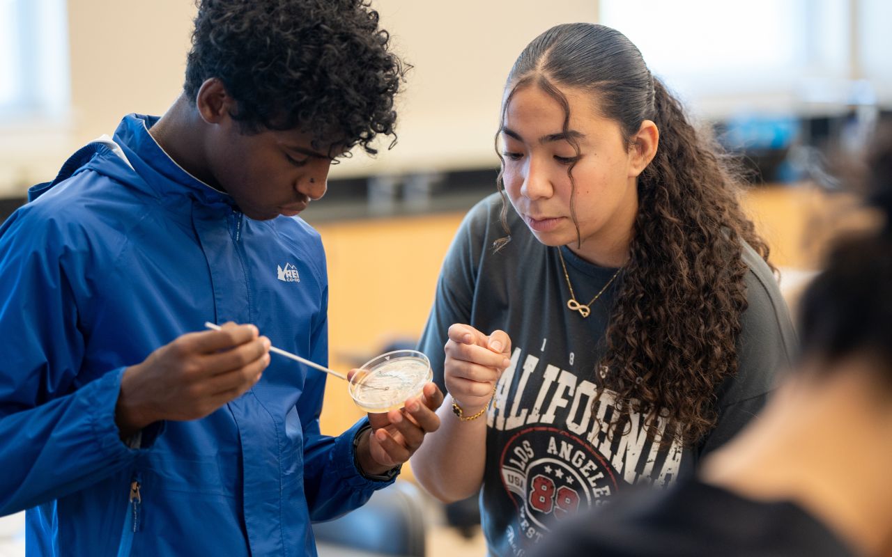 A student at VISIBL