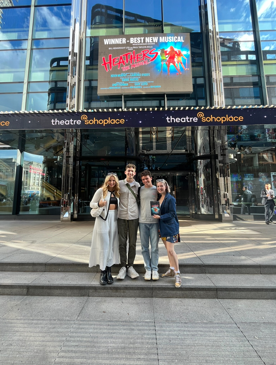 four students go see Heathers on boradway