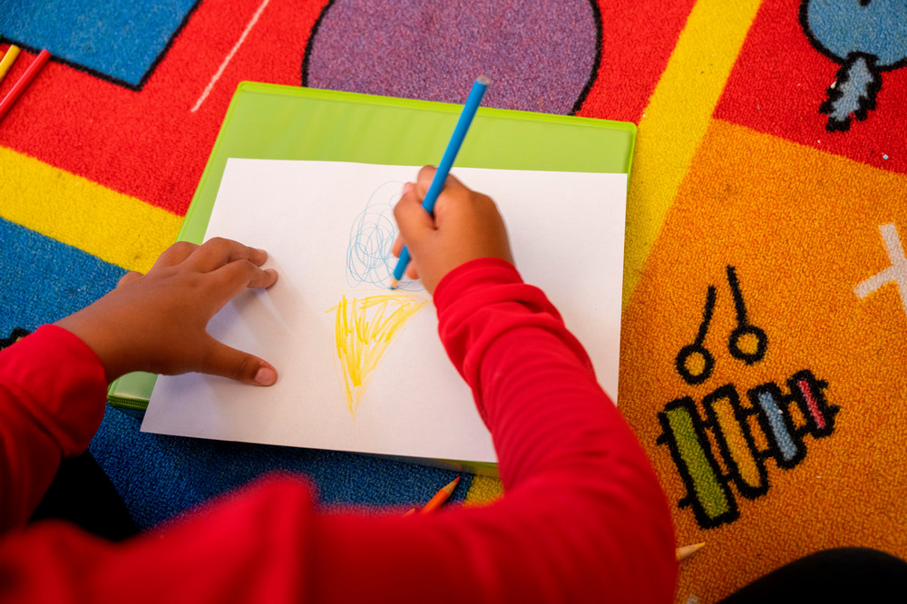 Child drawing