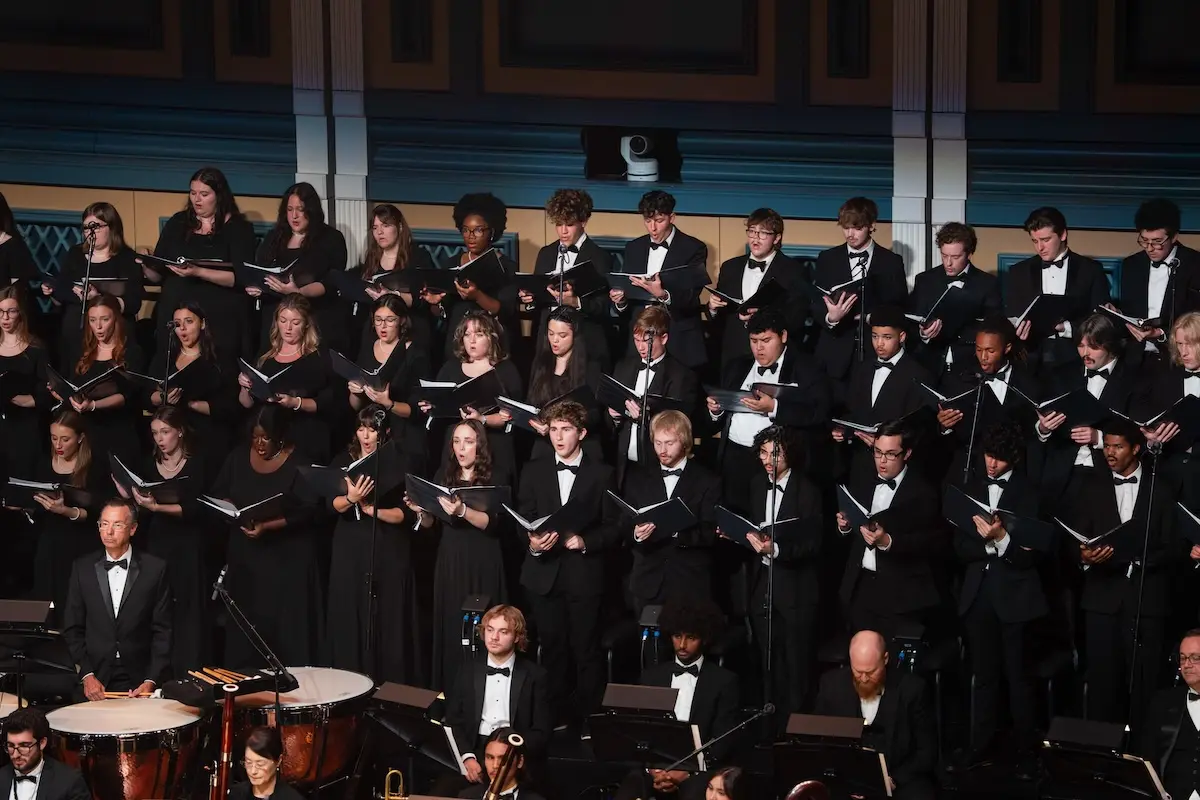 Choral students