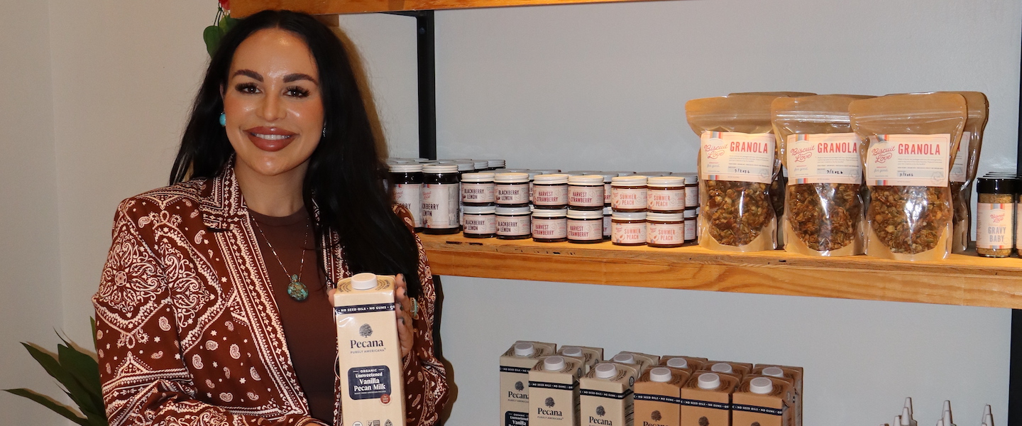 Kortney Chase with Pecana at Bruin Bodega