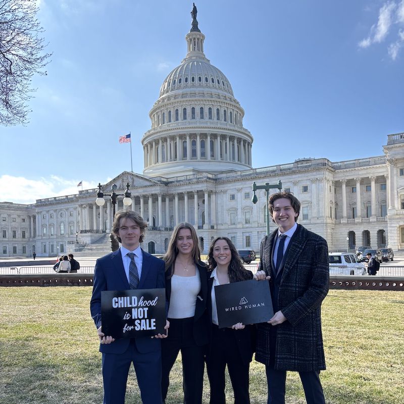 Belmont students in at U.S. Capitol