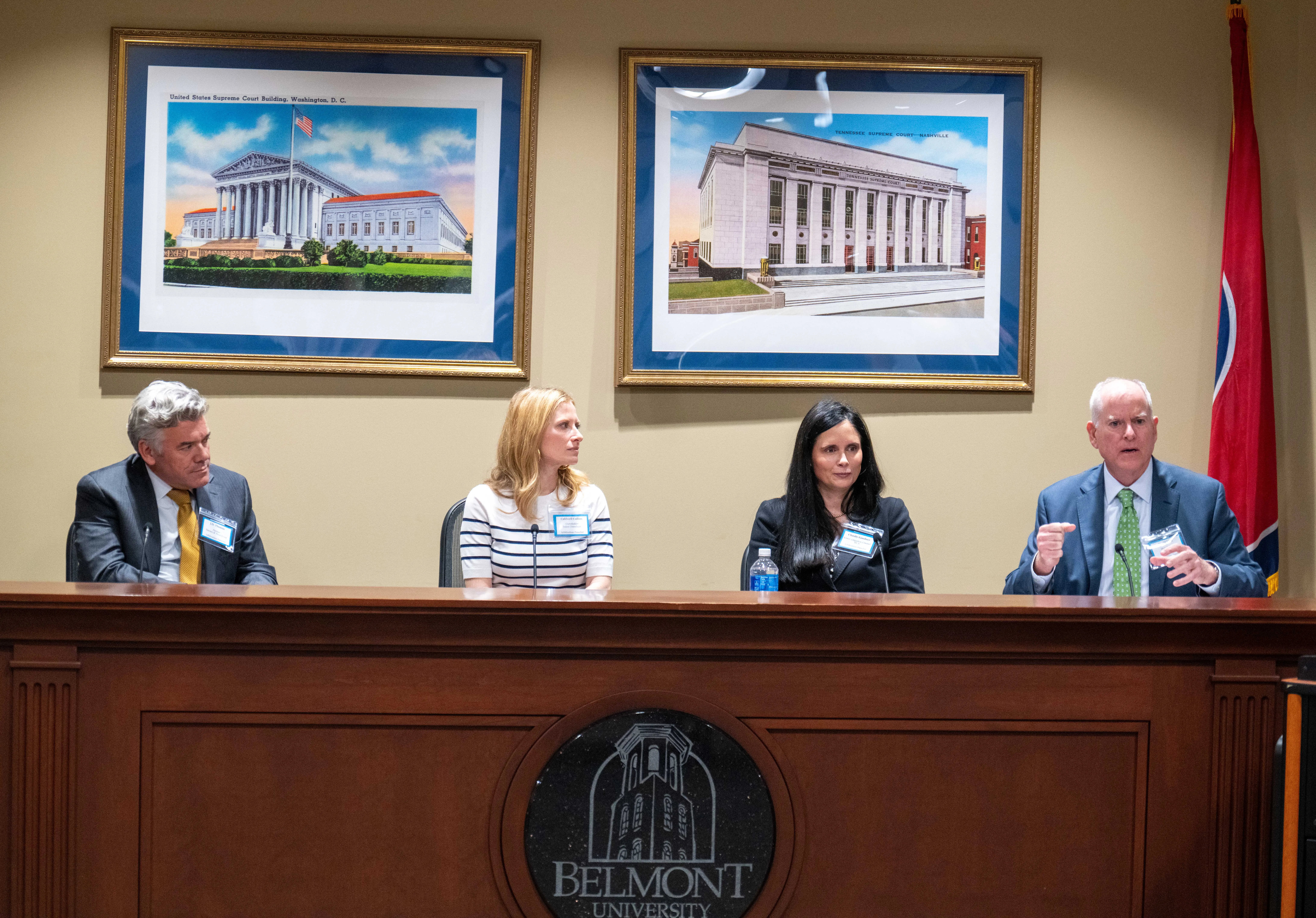 Panel of law instructors