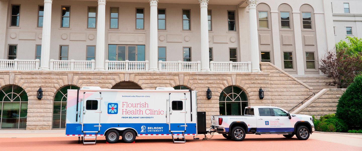 The Flourish mobile clinic at Belmont University