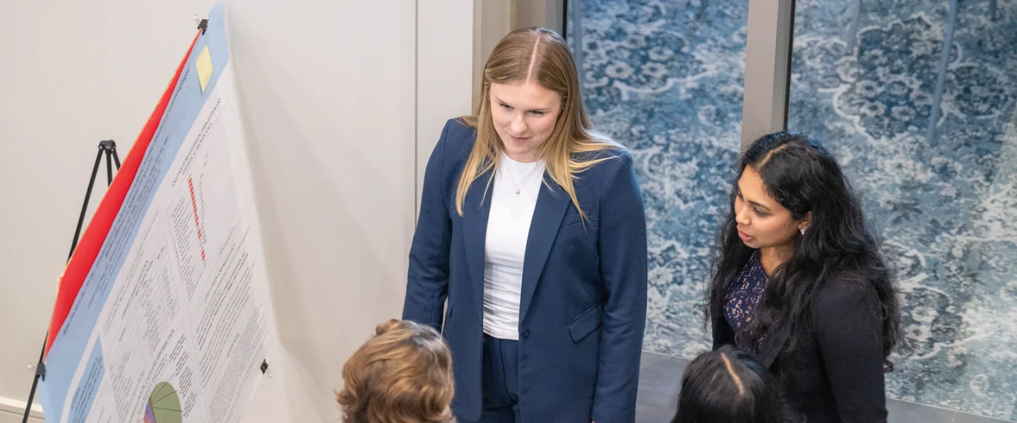 Caitlyn Luce Bing at global medicine symposium 