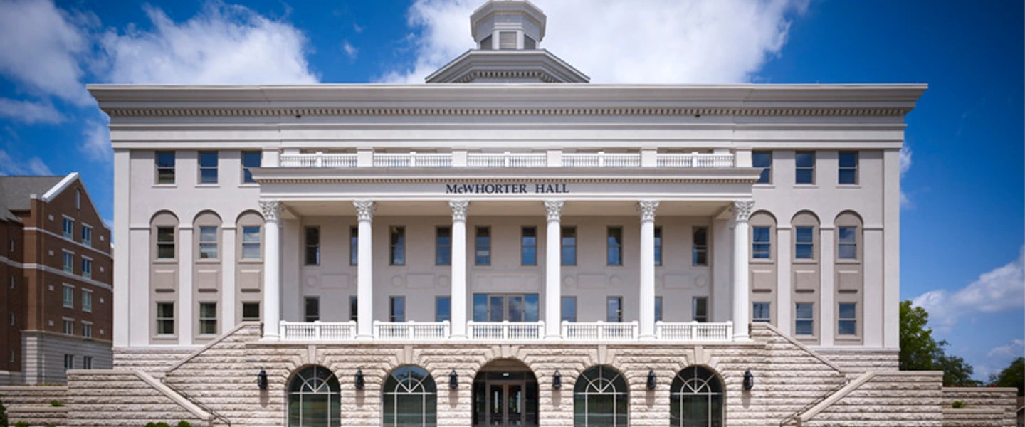 McWhorter hall at Belmont University