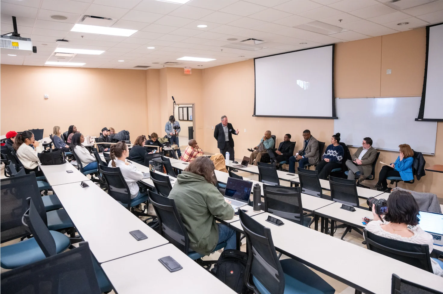 The discussion room