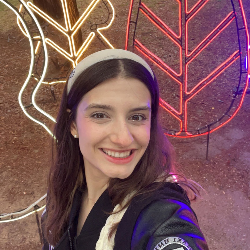 female student smiling