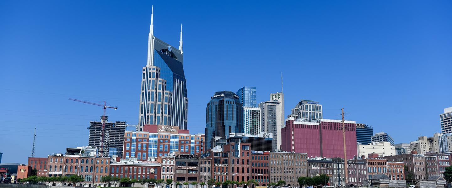 Nashville Skyline during the day