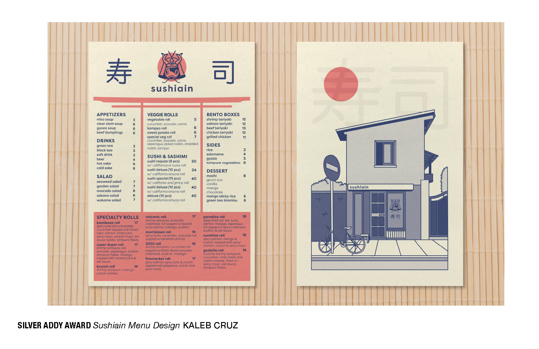 Asian Menu Design